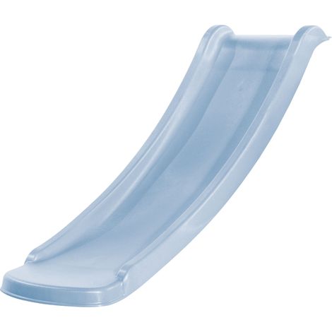 Axi Sky120 Toboggan Bleu Pastel - 118 Cm Élément Complémentaire Pour Aire De Jeux / Maison De Jeu Enfant Toboggan Pour Hauteur De Estrade 60 Cm