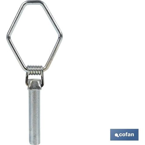 Pacco da 50 Passanti di Sicurezza Ø10,5 mm in Acciaio Zincato