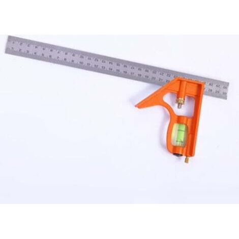 [NEVER USED] 300mm Combination Square - Universal and Precise Metal Combination Square with Stop and Marking Tool - Professional Measuring Tool