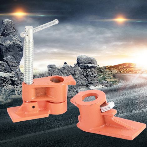 3/4 Zoll Rohrschellen-Backen-Schraubstock-Set Holzbearbeitungswerkzeug-Set (verlängert) (1/5)
