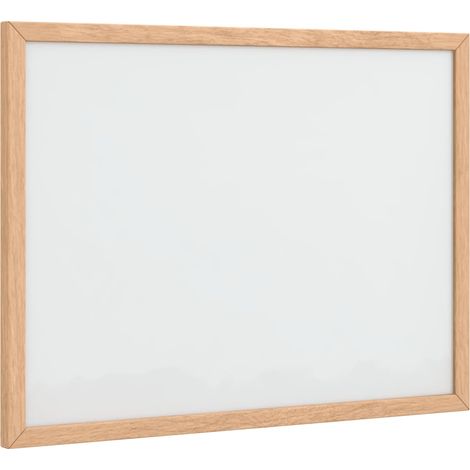Tableau blanc magnétique avec cadre bois de pin massif 40x30 cm