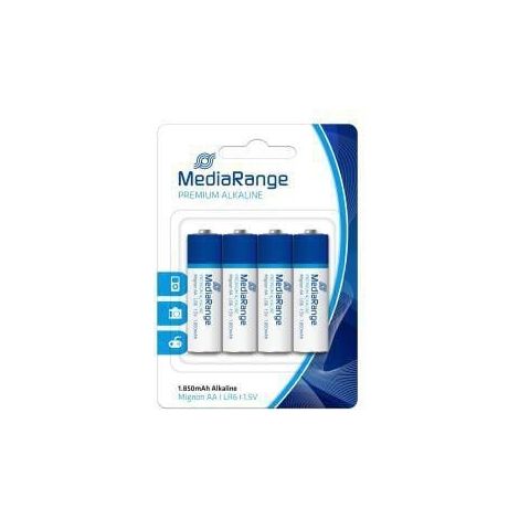 MediaRange Batterie MRBAT104 Mignon AA LR6 1,5V 4St.
