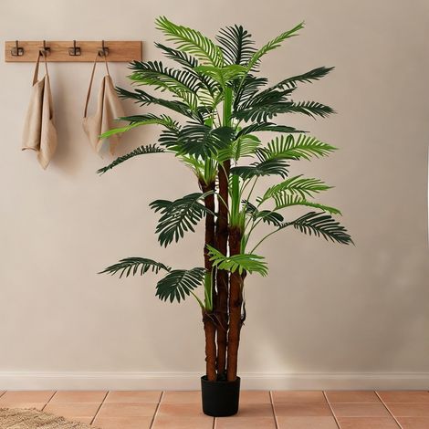 Plante artificielle vert en PE 16 x 16 x 160 cm (1/5)