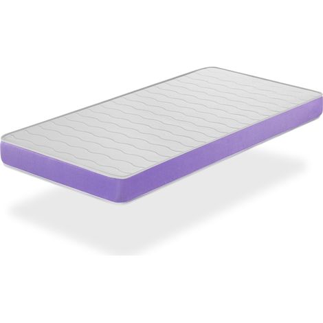Materasso per lettino in schiuma 60X120 ONIX, Alto 11 CM, traspirante e sfoderabile. Fermezza ideale per i bambini