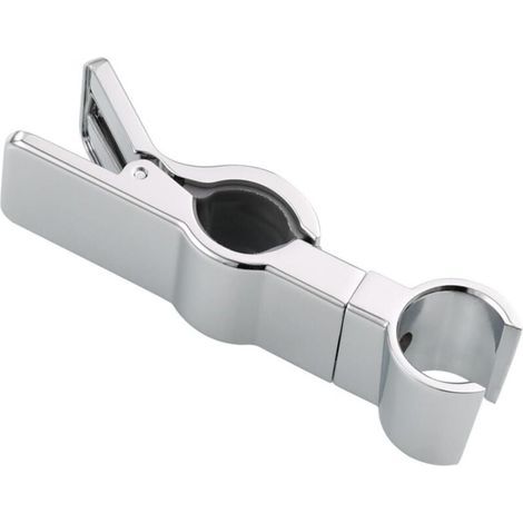 Support Douchette Universel, Support Pommeau de Douche diamètre Réglable 18-25 mm, Shower Head Holder Pivotant à 45°, Support de Pommeau Douchette pour Salle de Bain (Argent) (1/4)