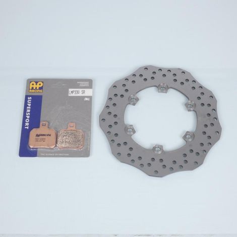 Kit disque plaquette frein arrière FE pour moto Ducati 696 (1/4)