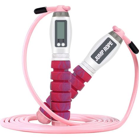Corde à Sauter avec Compteur - Affichage Calories et Sauts - Réglable pour Adultes et Enfants - 1 Pièce (1/5)