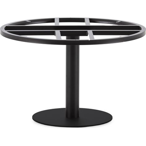 Pie De Mesa 80X80X50 Metal Negro / 90 Ø Cm (1/3)