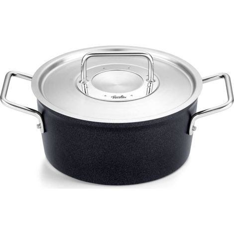 Fissler Adamant - Pentola in alluminio (diametro 20 cm, 2,7 l) rivestita con coperchio in metallo, antiaderente, compatibile induzione (1/5)