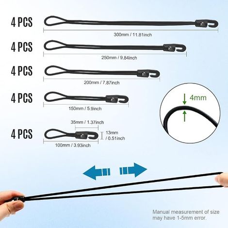 Bungee Cord Black (1/3)