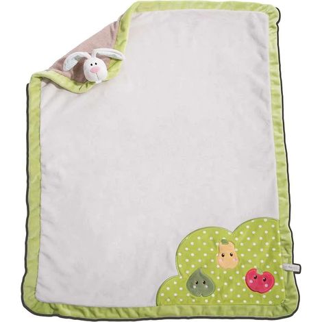 Coperta neonato nici cuddle blanket with rabbit multiuso morbida 75x100 (1/3)