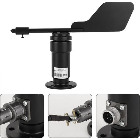 Capteur de direction du vent en alliage d'aluminium avec sortie de signal pour jardin (1/5)