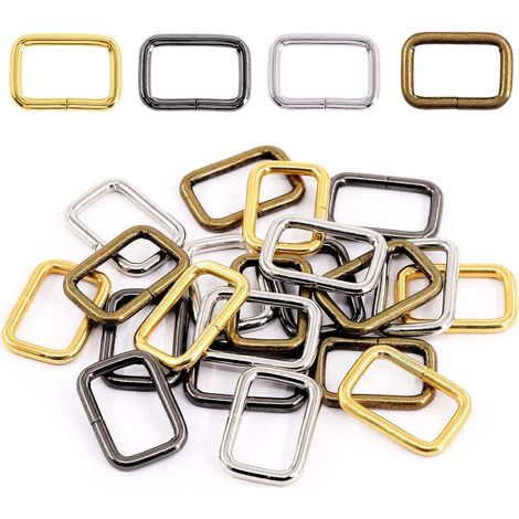 Assortment kit of heavy-duty metal buckles with metal rings (1/5)