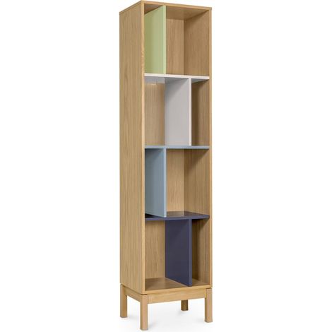 Bibliothéque avec des colonnes de couleur de style scandinave Multicolore (1/4)
