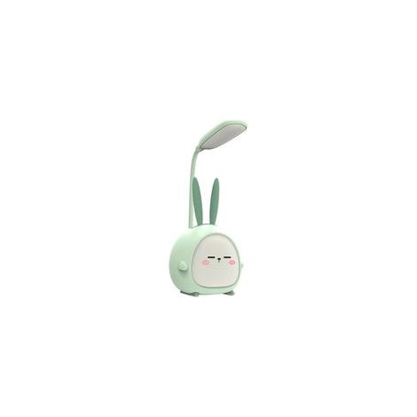 Lampada da scrivania a LED portatile, pieghevole, con un simpatico design a cartone animato, ricaricabile tramite USB, lampada da lettura a LED, protezione per gli occhi, luce notturna colorata, 1 pez