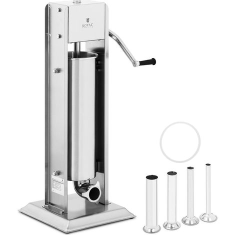 Poussoir à saucisse vertical 7 litres acier inoxydable (1/5)