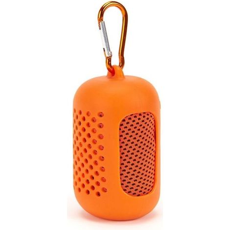 Serviette de sport en microfibre (orange, env. 100 x 25 cm), séchage rapide. (1/5)