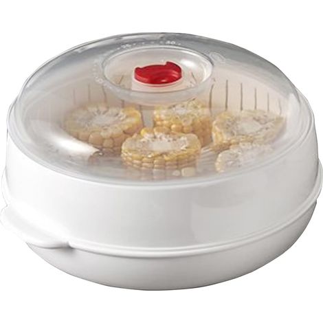 Mikrowellen-Dampfgarer, gesundes Dampfgaren – widerstandsfähiger Dampfgarer für Ravioli, Reis, Gemüse, Eier und Nudeln