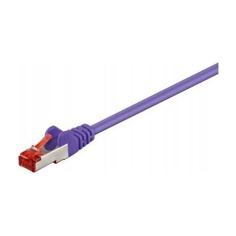 MicroConnect S/FTP CAT6 0,5 m viola LSZH
