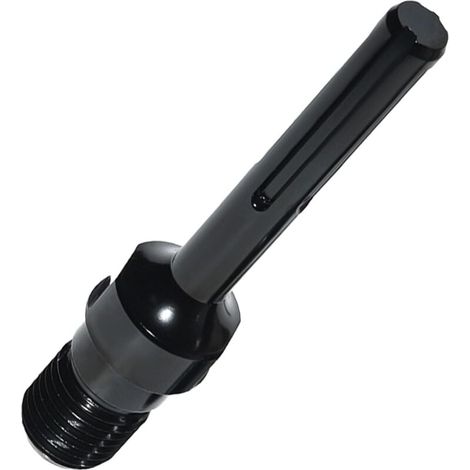 Adaptateur SDS MAX, Adaptateur 1 1/4" UNC, Tige de Connexion Acier au Carbone- Accessoire Essentiel Compatible avec Tarières pour Perceuse, Tarières Manuelles et Électriques (1/4)