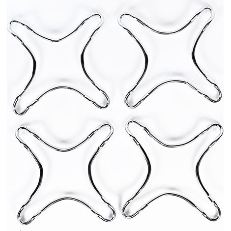4 Pièces Universel Fonte Anneau à Gaz, Support Universel pour Cuisinière, Wok Support Stand pour Gaz Table de Cuisson, pour Les Cuisines, Les Machines À Café, Les Fours, Poêles À Gaz (1/5)