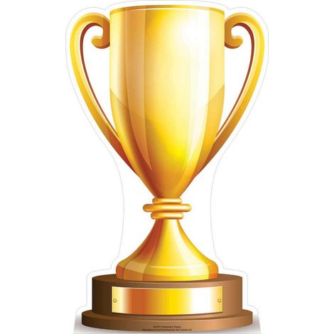Figurine en carton Petit Trophée des Champions (Star Mini) 90 cm (1/4)
