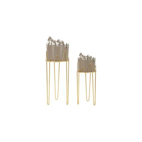 Ensemble de 2 supports pour vase à fleurs ø 27x79-22,8x62 (1/5)