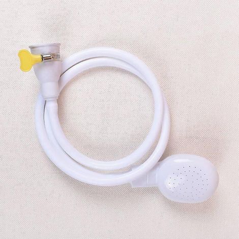 1.3m--18mm -douchette Robinet Pour Mlangeur Plastique, Douchette Tuyau Lavabo Universelle Adaptable Sur Robinet, Douchette Coiffure  Domicile, Bai (1/4)
