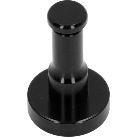 Bathroom Hook Bedroom Wall Mounted Hanger Scratch Resistant for Balcony Classic Black. (1/5)