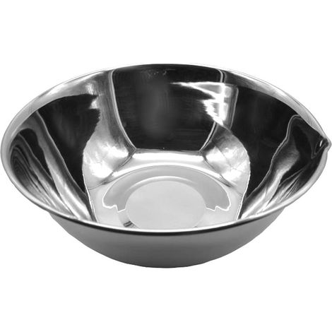 Edelstahl Schüssel 26cm Rührschüssel Salatschüssel Servierschüssel Schale Metall