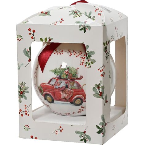 Deko Kugel 10 x 10,5 cm Schmuck