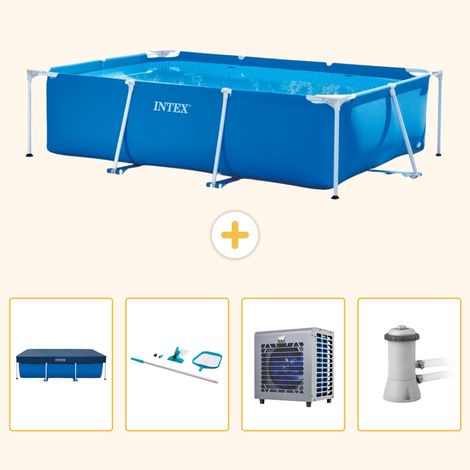 Intex Piscine Tubulaire Rectangulaire - 300x200x75 cm - 5-pièces S109 (1/5)