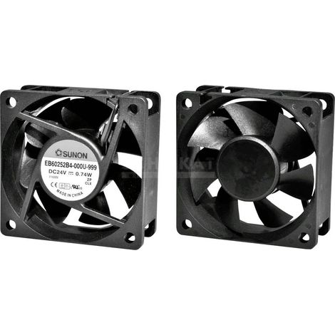 Sunon MF60251VX1000UA99 ventilateur axial noir 60x60x25 mm