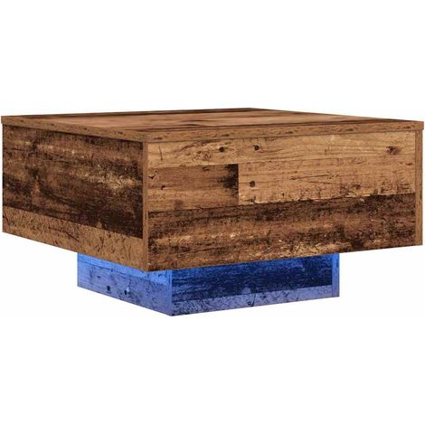 Table basse Table de salon Table de café Bois ancien 55 x 55 x 31 cm Bois d'ingénierie (1/5)