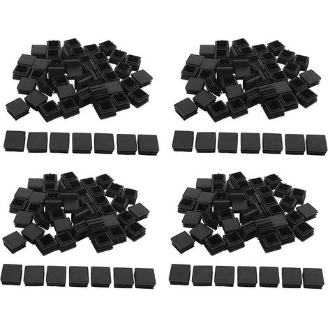 Embout de jambe Ch Blng, insert de tube carré 20 mm x 20 mm, 200 pièces (1/5)