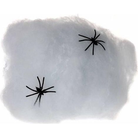 Décoration Halloween - Toile d'araignée 20 g - Pour intérieur et extérieur - Accessoire de décoration (1/5)