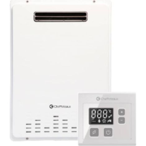 SCALDINO A GAS CAMERA STAGNA 'AVENIR PLUS LNX OUTDOOR' CHAFFOTEAUX 14 lt - Alimentazione GPL (1/2)