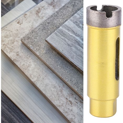 Diamant-Lochsäge für Winkelschleifer, 22 mm, geeignet für Marmor, Glas und Keramik (1/5)