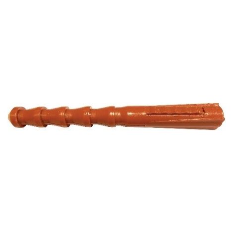 Chevilles universelles polyéthylène coloris marron diamètre 12 en boîte de 25