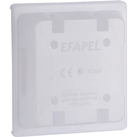 Couvercle de protection pour adaptateur et mécanisme 2 modules