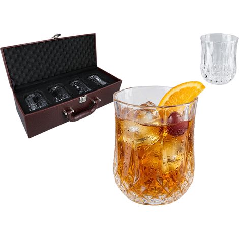 Set di 4 bicchieri da whisky