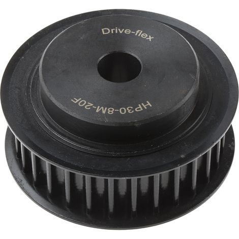 Poulie pour courroie crantée en Acier 30 dents , pas de 8mm, alésage 15mm ( Prix pour 1 )