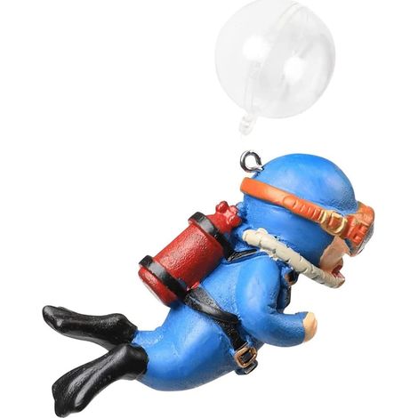 Décorations flottantes créatives pour aquarium – Figurine flottante, convient à tous les types d'aquariums, bleu (1/5)