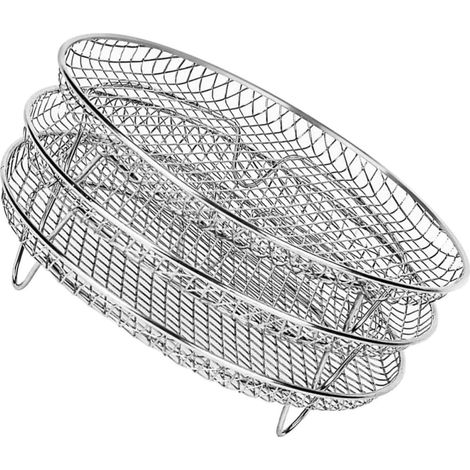Grille à air chaud 3 niveaux en acier inoxydable (1/5)