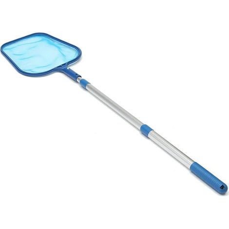 Épuisette de piscine avec manche télescopique de 43 à 104 cm, filet à mailles fines pour spa, bassin et piscine accessoires et produits de nettoyage pour piscine (1/5)