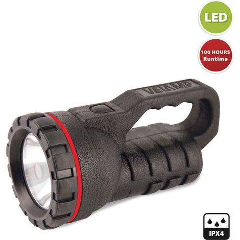 Lampe torche LED VELAMP en caoutchouc, 35 lumens et 20 cm de longueur (1/5)