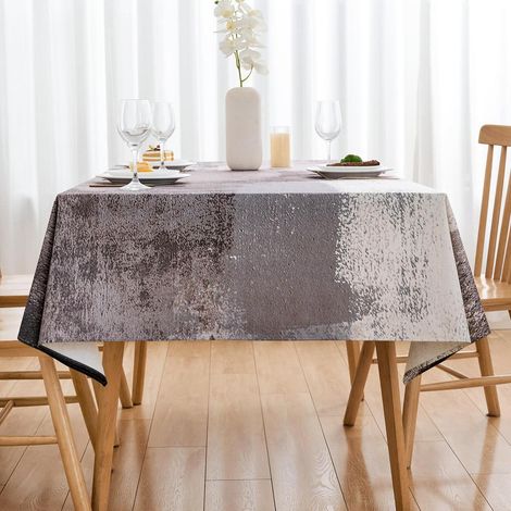 Nappe lavable 140x240 cm, moderne, rectangulaire, pour salon & salle à manger