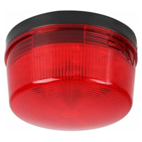Haute 15 LED rosso stroboscopico di emergenza lampeggiante segnale di avvertimento del traffico luce lampeggiante per luce di allarme interna o uso novità (24V) (1/5)