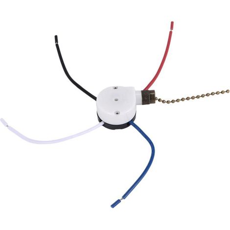 ZingEar ZE-208S E89885 3-stufiger 4-adriger Zugkettenschalter für Deckenventilatoren, Bronze (1/5)