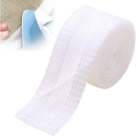 Bügelband für Kleidung, selbstklebend, 10 Meter, Saumband, Aufkleber für Hosenöffnungen, universell selbstklebend, frei zuschneidbar, Bügelband für Hosenbeine, Aufkleber für Shorts-Füße